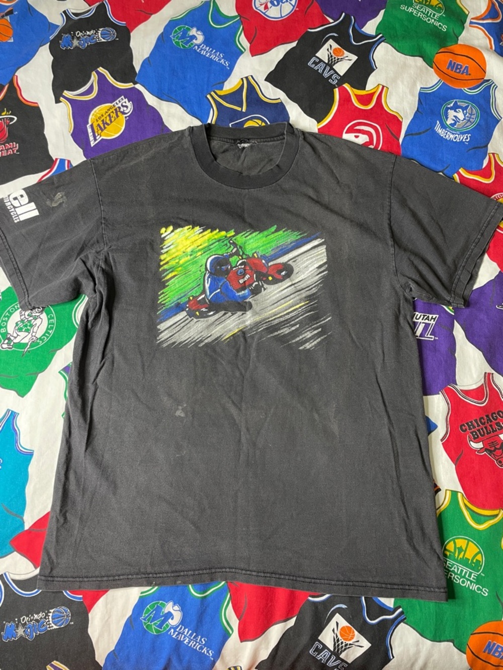 Vintage Buell Harley Davidson Graphic T Shirt